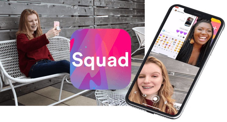 Squad es la nueva aplicación de chat para compartir pantallas que todos copiarán 1 Squad es la nueva aplicación de chat para compartir pantallas que todos copiarán