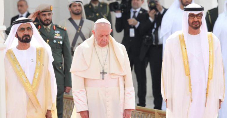 Llama Papa Francisco en EAU a la paz entre hermanos 1 1549332105 Llama Papa Francisco en EAU a la paz entre hermanos