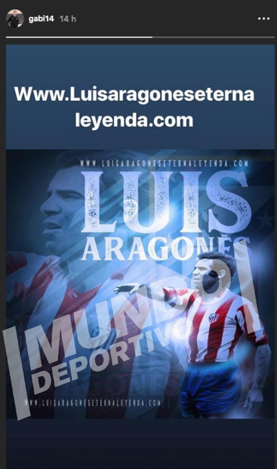 Gabi también quiere una estatua para Luis y las aportaciones superan los 35.000 euros 2 Gabriel Fernández Arenas, Gabi, se unió a la iniciativa para pedir una estatua para Luis Aragonés.