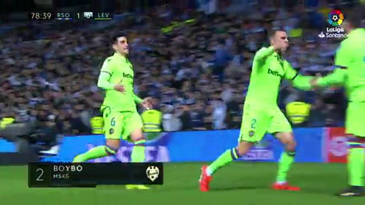 LaLiga: Real Sociedad-Levante. Gol de Borja Mayoral (1-1) (15/03/2019) LaLiga: Real Sociedad-Levante. Gol de Borja Mayoral (1-1) (15/03/2019)