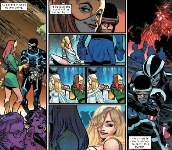 Casa de X 6 Scott Jean Wolverine Emma Frost Relación poliamorosa Casa de X 6 Scott Jean Wolverine Emma Frost Relación poliamorosa
