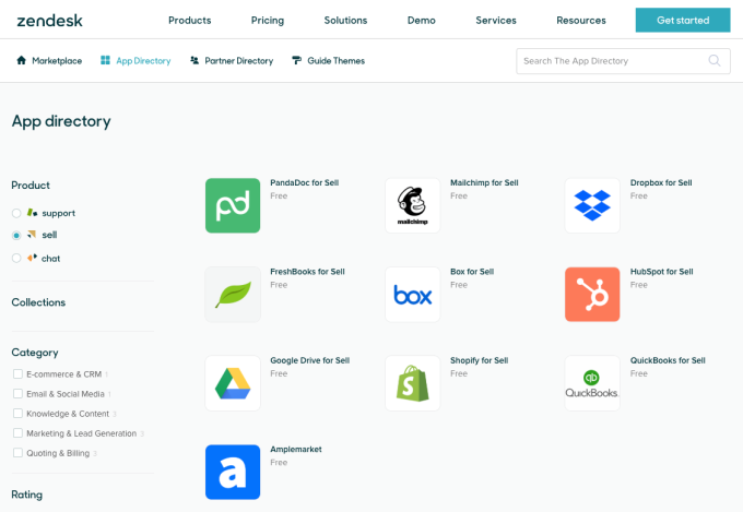 Zendesk lanza Sell Marketplace para llevar la tienda de aplicaciones al producto CRM 3 Zendesk lanza Sell Marketplace para llevar la tienda de aplicaciones