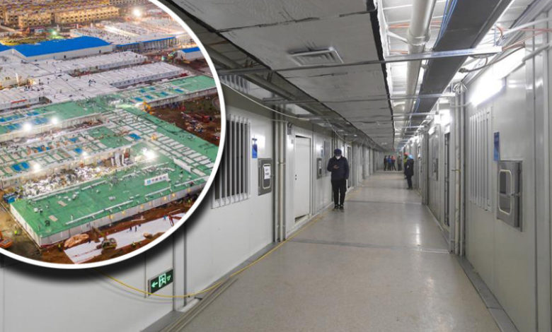 Construido en sólo 10 días: así es por dentro el hospital chino para enfrentar el coronavirus 1 Construido en sólo 10 días así es por dentro el