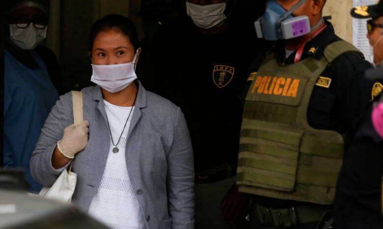 Keiko Fujimori deja la prisión y se somete a prueba de Covid-19 1 Keiko Fujimori deja la prisión y se somete a prueba de Covid-19