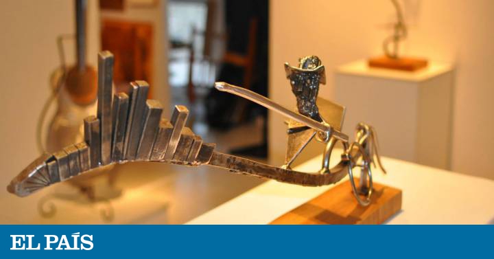 El escultor griego que recurre a la locura del Quijote para salir de la crisis 1 1597585877 El escultor griego que recurre a la locura del Quijote