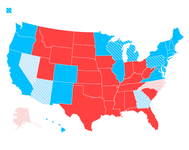 Las claves de la victoria de Biden: unos pocos votantes, en unos pocos Estados, deciden la presidencia de un país partido en dos 2 Las claves de la victoria de Biden unos pocos votantes