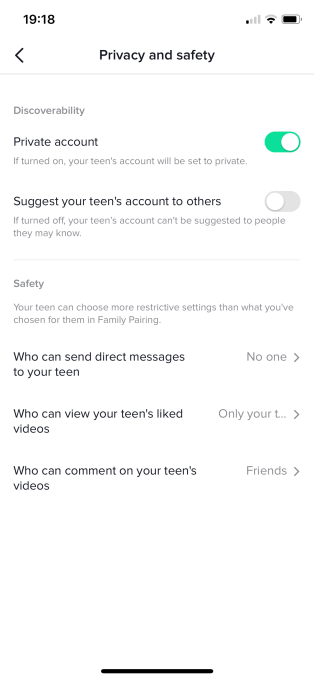 TikTok expande los controles parentales para incluir búsquedas, comentarios y privacidad de la cuenta 2 TikTok expande los controles parentales para incluir busquedas comentarios y