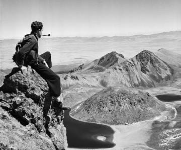 El Jalisco de Juan Rulfo 2 Autorretrato de Rulfo en el Nevado de Toluca, en 1940.