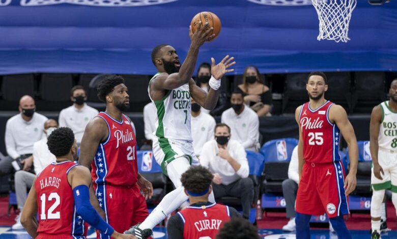 Los Sixers dominan a los Celtics tras un estelar Embiid-Brown 1 Jaylen Brown anotó 42 puntos, pero el nuevo partidazo de Joel Embiid acabó decantando la balanza a favor de los Sixers frente a los Celtics