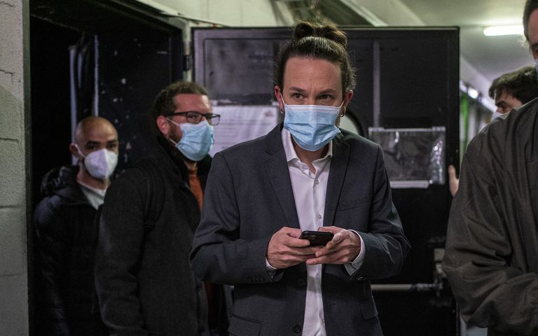 Iglesias intenta salvar a Podemos en Madrid antes de dejar el liderazgo 2 Pablo Iglesias tras una entrevista en el programa 'El Intermedio' de La Sexta, este lunes.