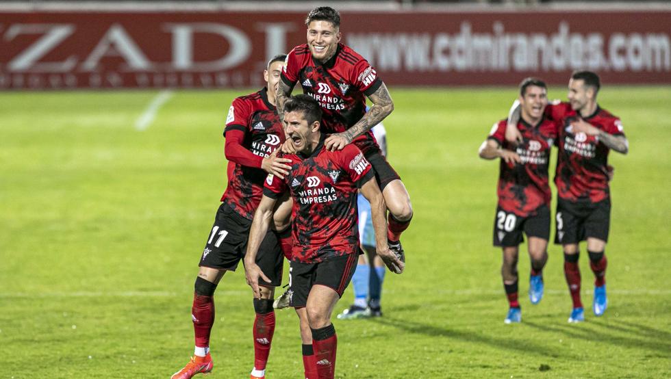 Máxima efectividad del Mirandés en Anduva 1 Maxima efectividad del Mirandes en Anduva