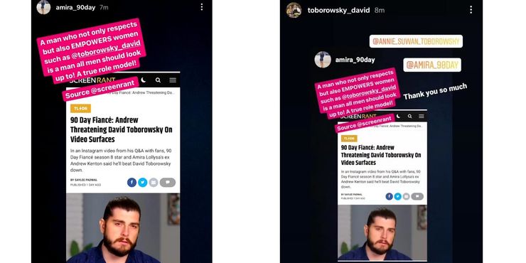 Novio de 90 días: Amira llama a David 'un verdadero modelo a seguir' en medio del drama de Andrew 2 Novio de 90 dias Amira llama a David un verdadero.5