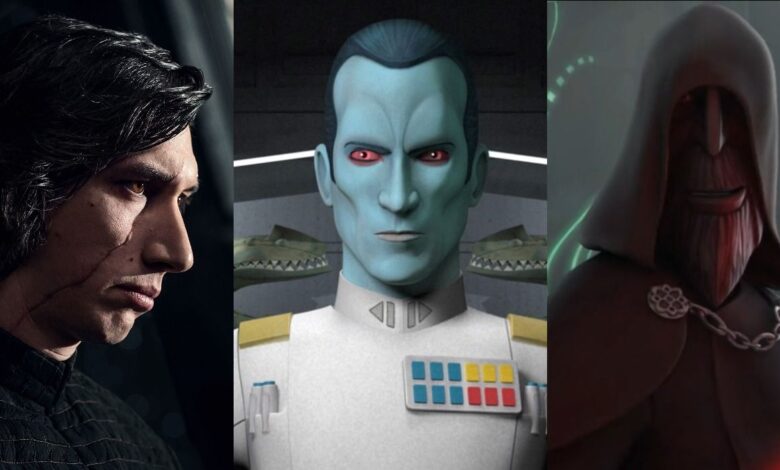 Star Wars: Todos los principales villanos, clasificados por inteligencia 1 Star Wars: Todos los principales villanos, clasificados por inteligencia