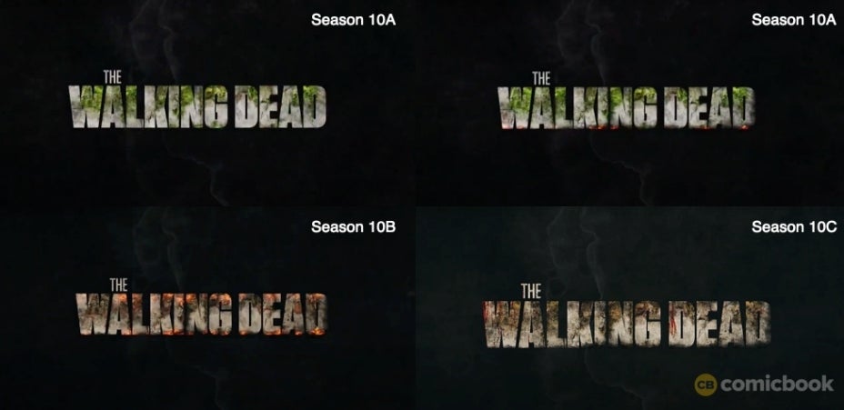 The Walking Dead nuevo logo temporada 10 The Walking Dead nuevo logo temporada 10