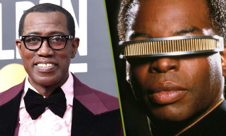 Wesley Snipes confirma que casi era Geordi La Forge en la próxima generación 1 Wesley Snipes confirma que casi era Geordi La Forge en