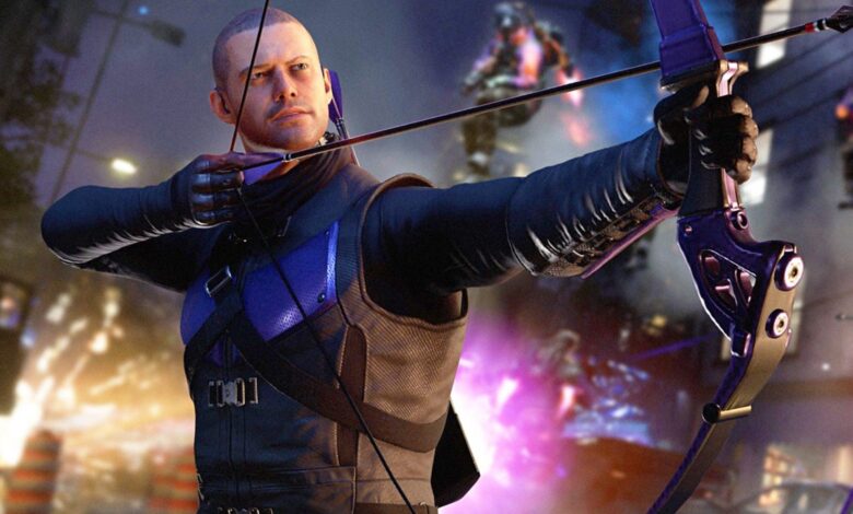 Marvel's Avengers revela oficialmente el aspecto de final de juego de MCU de Hawkeye 1 Marvel's Avengers revela oficialmente el aspecto de final de juego de MCU de Hawkeye