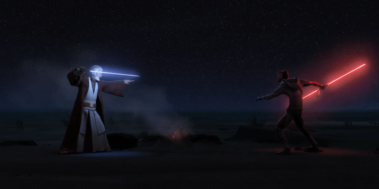 Star Wars: 10 mejores escenas de la rivalidad de Obi-Wan Kenobi y Maul 11 Star Wars 10 mejores escenas de la rivalidad de Obi Wan.5