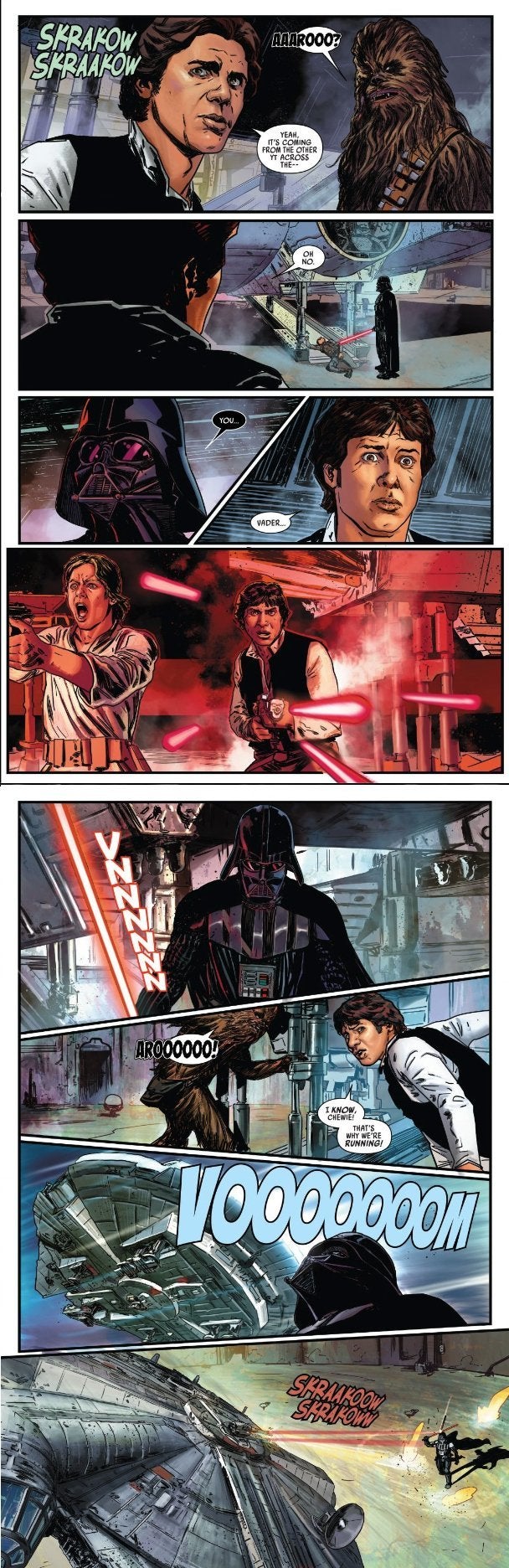 Star Wars Darth Vader vs Han Solo Comic 12 Spoilers Star Wars Darth Vader vs Han Solo Comic 12 Spoilers
