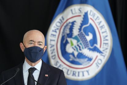 El secretario del Departamento de Seguridad Interior de EE UU, Alejandro Mayorkas, el pasado mayo.