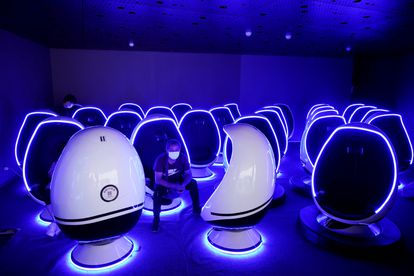 El metaverso, la ‘nueva’ frontera de las grandes tecnológicas 2 Experiencia de realidad virtual en Pudong, China.