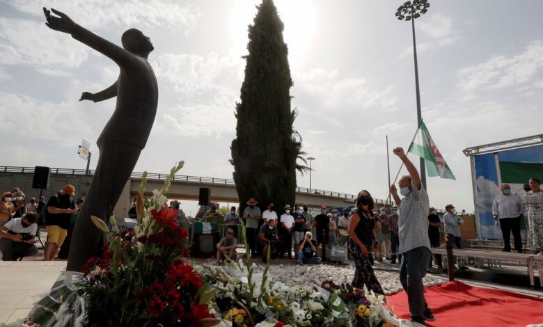 Los partidos políticos andaluces evidencian su división en el homenaje a Blas Infante 1 1628633914 Los partidos politicos andaluces evidencian su division en el homenaje