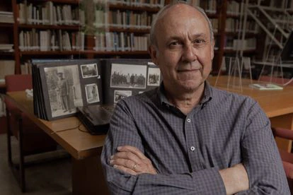 Un legado inédito para mantener viva la memoria del exilio español 6 El presidente del Ateneo Español, Ernesto Casanova Caloto.