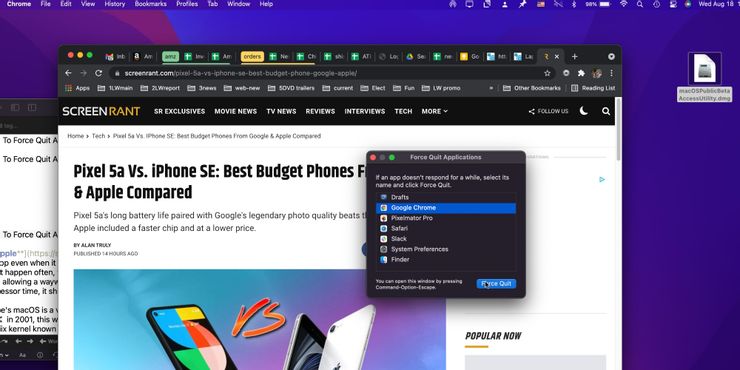 Cómo forzar el cierre de una aplicación de Mac cuando se produce un error | 2 Como forzar el cierre de una aplicacion de Mac cuando.5