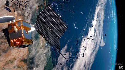 La irrupción de las megaconstelaciones de satélites privadas, el nuevo foco de la basura espacial 2 Escombros producidos por la ruptura o el choque de satélites abandonados en la órbita terrestre.