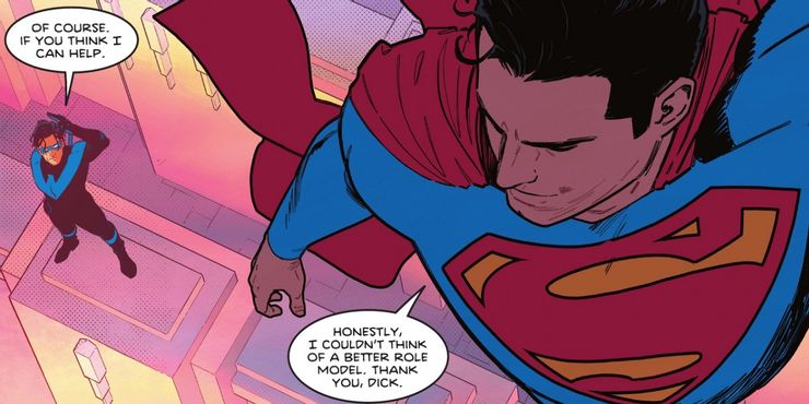 Superman sabe que Nightwing ya es uno de los héroes más grandes de DC 2 Superman sabe que Nightwing ya es uno de los heroes.5