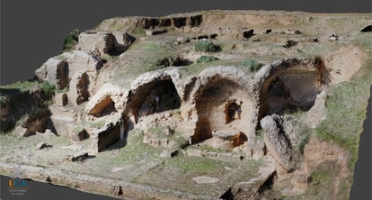 Cómo descubrir ciudades engullidas por la tierra sin excavar un gramo de arena 3 Modelación en 3D del yacimiento romano de Arva, Alcolea del Río (Sevilla), realizada por la Unidad de Geodetección de la UCA