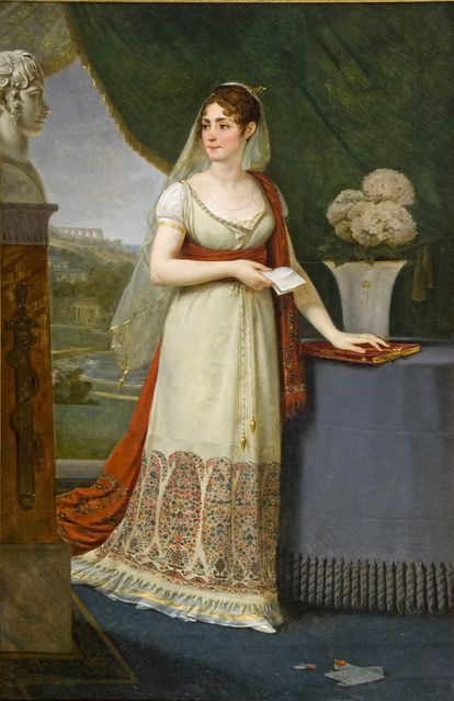 Cómo la fingida naturalidad de Josefina Bonaparte cambió la historia del traje 2 Retrato de Josefina de Beauharnais, primera esposa de Napoleón Bonaparte y emperatriz de Francia.