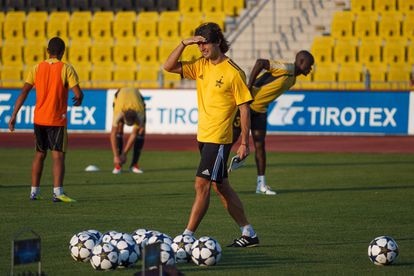 Juan Ferrando, en 2013 entrenando al Sheriff.