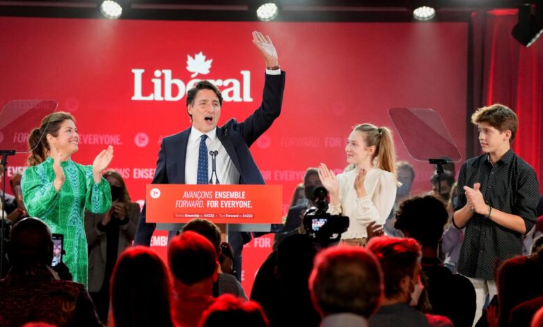 Trudeau retiene el poder en Canada pero fracasa en su