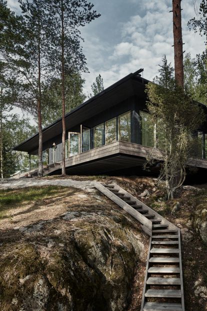 Joanna Laajisto, estrella del interiorismo finlandés: “Defiendo un diseño que se pueda pagar” 6 Exterior de la VillaRauhanniemi, diseño de Laajisto.