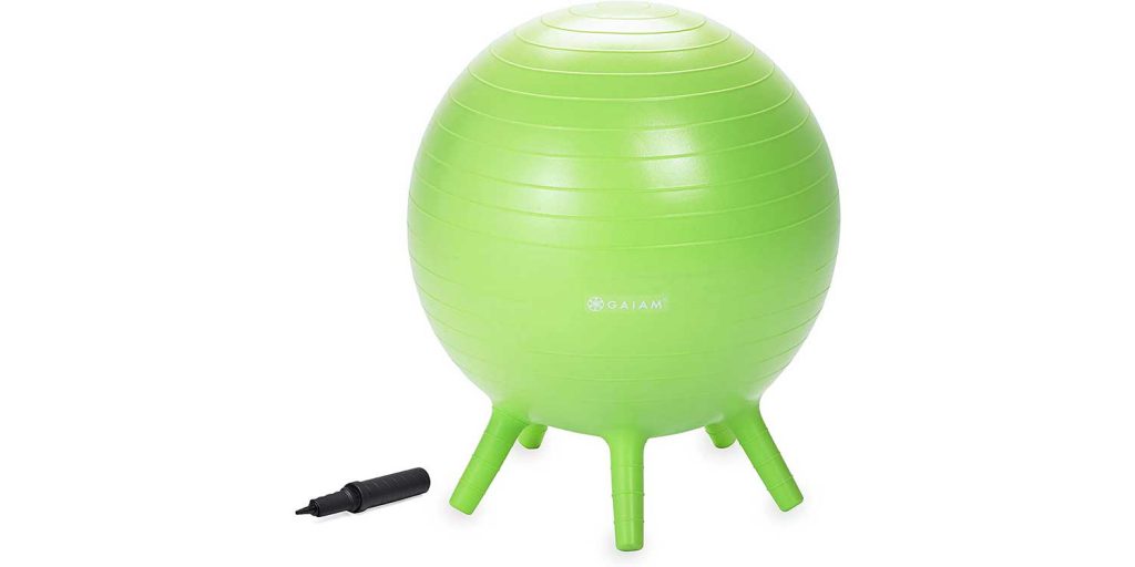 Los beneficios de la silla de bola de equilibrio para niños. 6 Pelota de equilibrio para niños Gaiam Kids Stay-N-Play