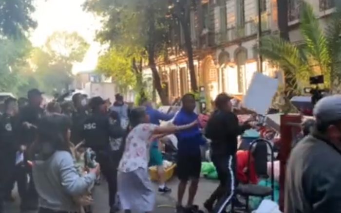 Así se vio desde el aire el desalojo en la colonia Juárez de la CDMX | Videos 1 Asi se vio desde el aire el desalojo en la