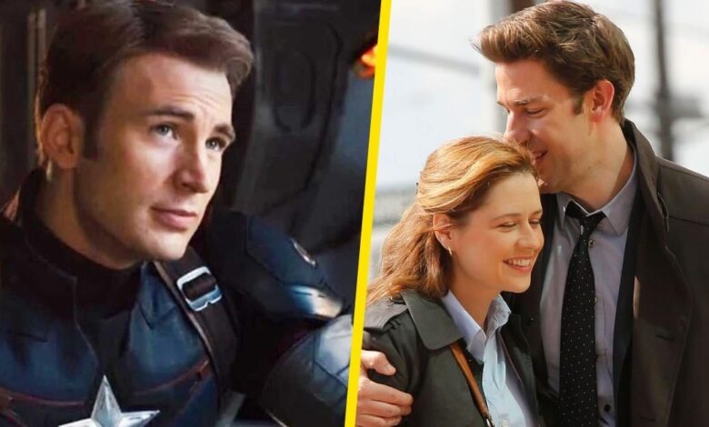 Chris Evans rompe Internet con su dulce versión de Jim y Pam desde la oficina 1 Chris Evans rompe Internet con su dulce version de Jim