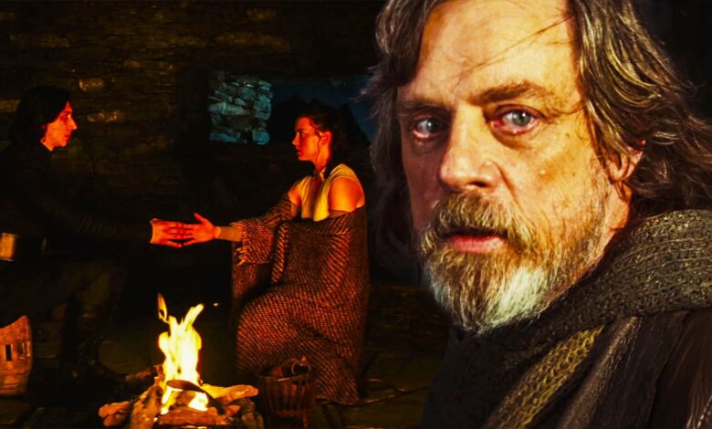 Cómo Luke Skywalker pudo ver la conexión de fuerza de Rey y Kylo Ren 1 Cómo Luke Skywalker pudo ver la conexión de fuerza de Rey y Kylo Ren