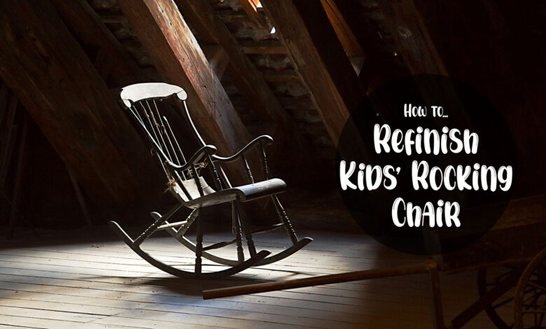 Cómo renovar una mecedora para niños 1 how-to-refinish-kids-rocking-chairs