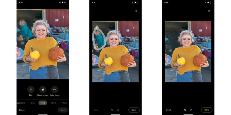 Cómo usar Magic Eraser en Pixel 6 para eliminar Photobombs y guardar tus fotos 2 Como usar Magic Eraser en Pixel 6 para eliminar Photobombs.5