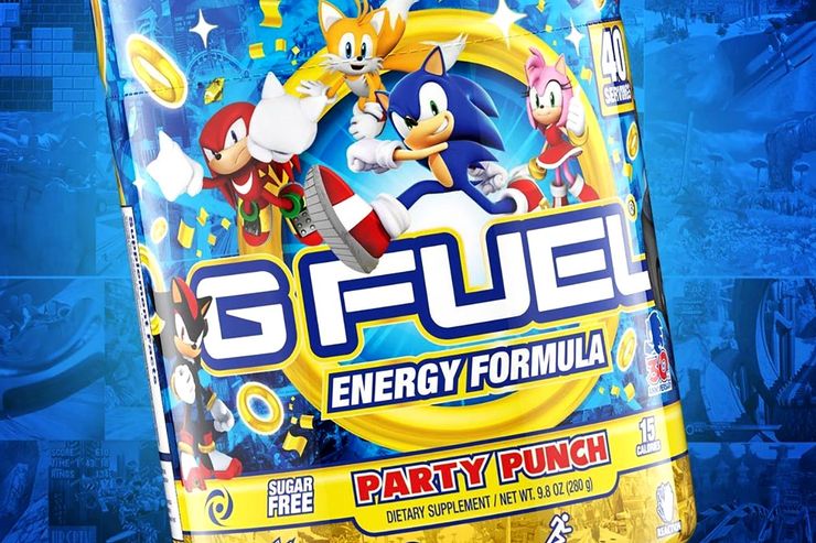 El 30 aniversario de Sonic celebrado con el nuevo G FUEL Party Punch 2 El 30 aniversario de Sonic celebrado con el nuevo G.5