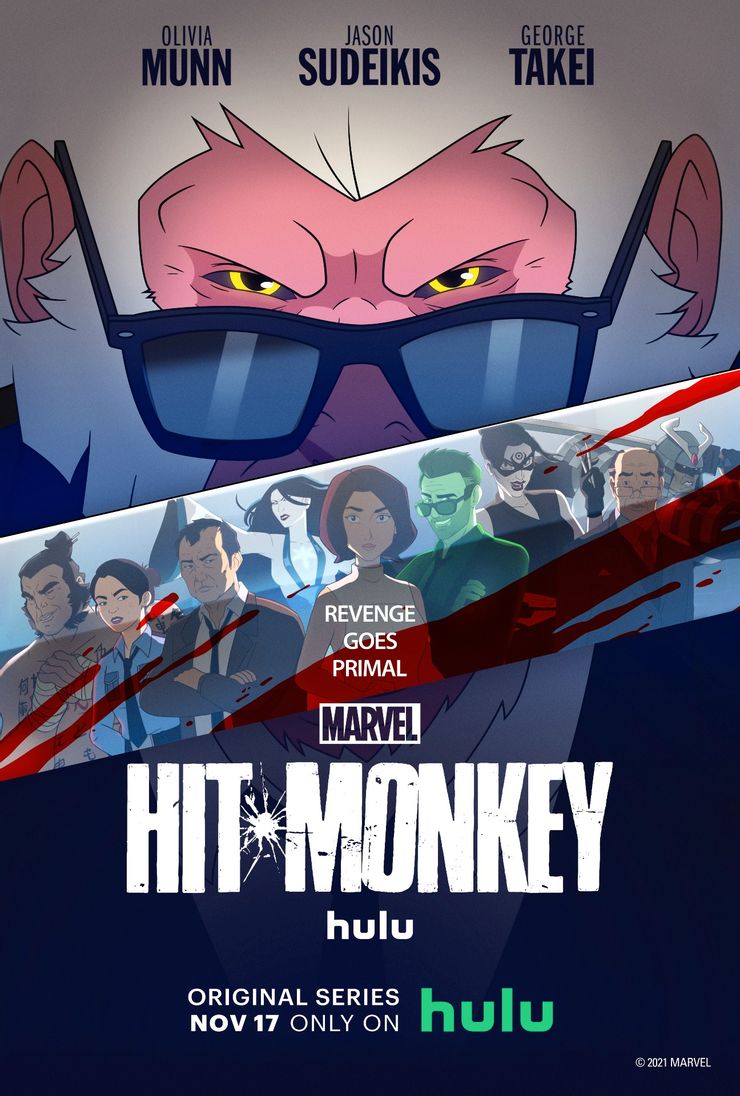 El tráiler de Hit-Monkey de Marvel muestra la historia del origen sangriento del héroe improbable 2 El trailer de Hit Monkey de Marvel muestra la historia del.5