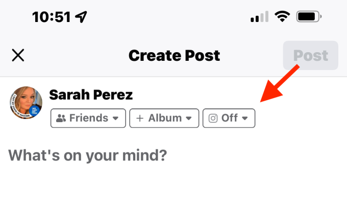 Facebook prueba una nueva opción para la publicación cruzada de sus publicaciones de feeds de Facebook en Instagram 2 Facebook prueba una nueva opcion para la publicacion cruzada de