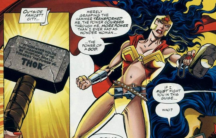 La forma más poderosa de Wonder Woman provino del Mjolnir de Marvel 2 La forma mas poderosa de Wonder Woman provino del Mjolnir.5
