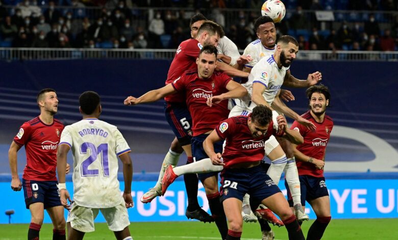 Osasuna despeja al Madrid 1 Osasuna despeja al Madrid