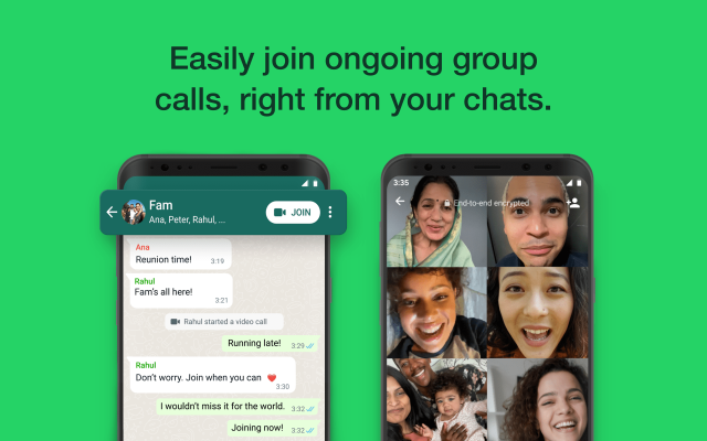WhatsApp está integrando su función de llamadas unibles directamente en los chats grupales 2 WhatsApp esta integrando su funcion de llamadas unibles directamente en