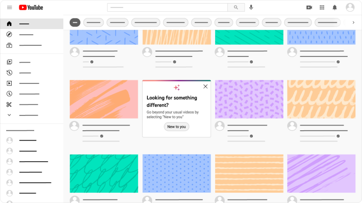 YouTube lanza un feed personalizado "Nuevo para ti" para ayudar a los usuarios a descubrir contenido 1 YouTube lanza un feed personalizado "Nuevo para ti" para ayudar a los usuarios a descubrir contenido