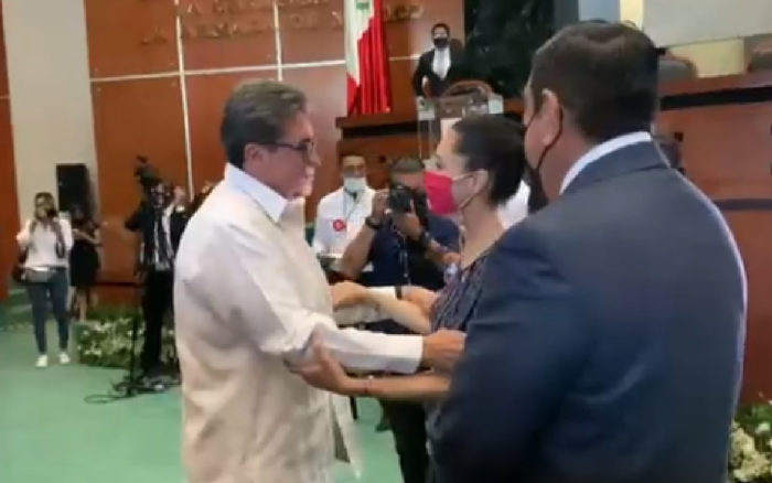 ‘Yo te busco, dime tú… cuándo nos reunimos’, dice Monreal a Sheinbaum al encontrarse en Guerrero | Video 1 ‘Yo te busco dime tu… cuando nos reunimos dice Monreal