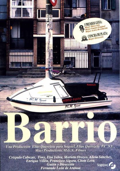 La angustia juvenil española en 10 películas 5 Portada de la película 'Barrio' (1998), de Fernando León de Aranoa.