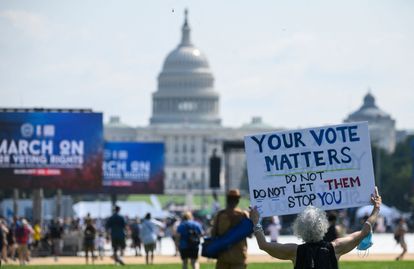 Estados Unidos y la UE no son democracias reales 2 Aniversario de la marcha de 1963 en defensa de los derechos civiles en Washington, el pasado mes de agosto.
